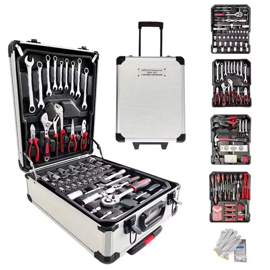 1 Set 46pcs Professional Car Repair Tool Kit: Portable Durable And Easy To Use Ratchet Wrench Set - Suitable For Car, Boat, Motorcycle Repair, Home Industrial Repair - Includes Carrying Case